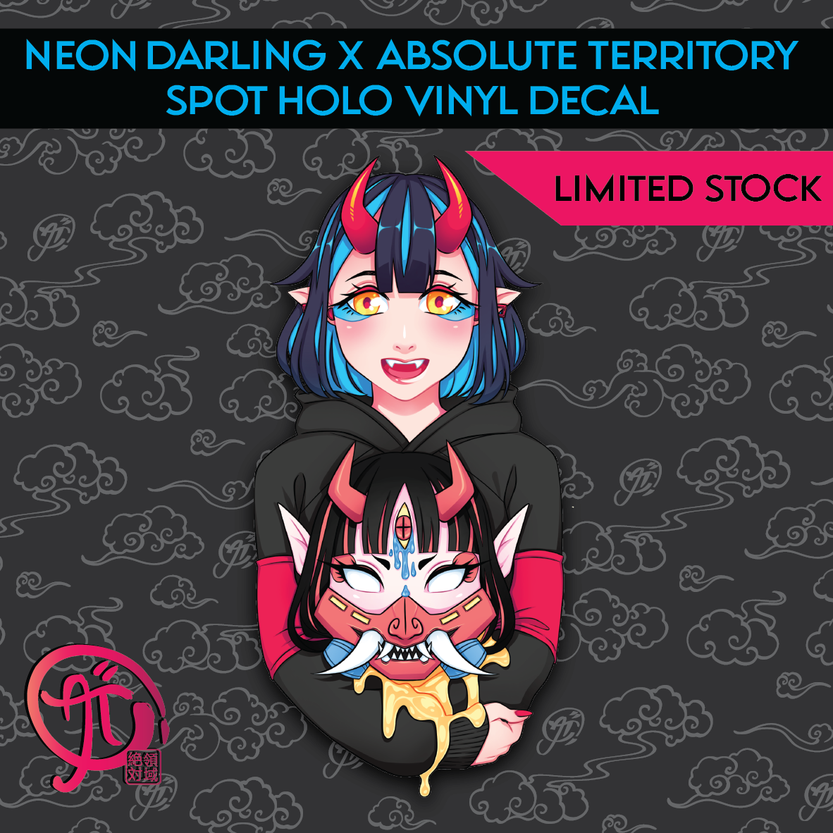 AT''x Neon Darling Collab Decal