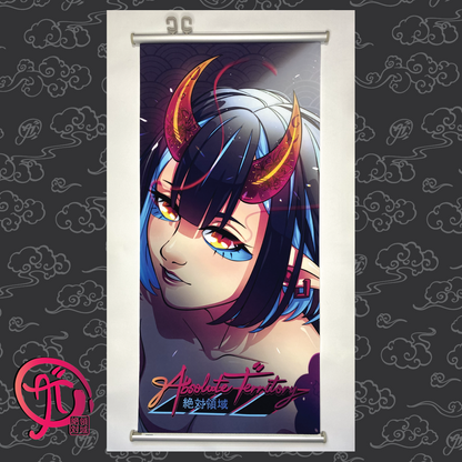 Oni Horns Wall Scroll